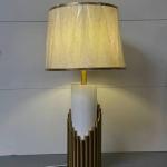 Modern Faceted Column Table Lamp